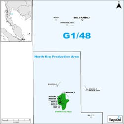 Sri Trang-1 exploration well in G1/48 in the Gulf of Thailand Sri Trang-1 exploration well in G1/48 in the Gulf of Thailand