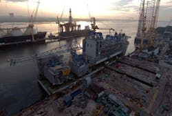 Ivar Aasen platform deck Ivar Aasen platform deck