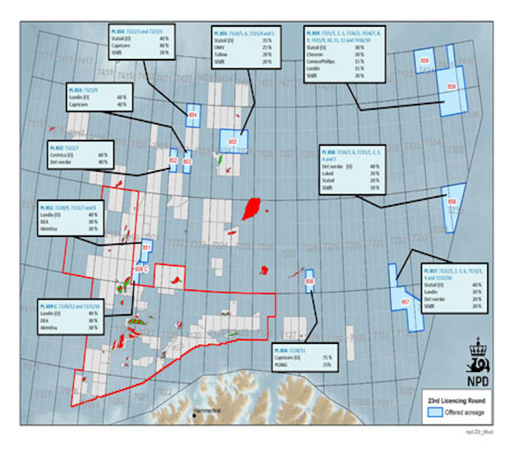 Norway’s 23rd licensing round