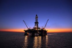 Sardar-e Jangal oil field in the Iranian sector of the Caspian Sea