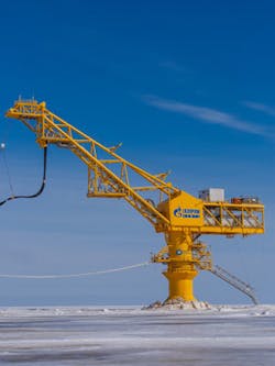 Arctic Gate oil loading terminal offshore northern Russia Arctic Gate oil loading terminal offshore northern Russia