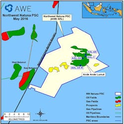 Northwest Natuna PSC offshore Indonesia