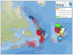 TGS offshore eastern Canada