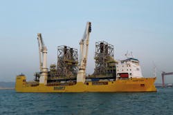 BigLift Shipping&apos;s Happy Star heavy-lift vessel