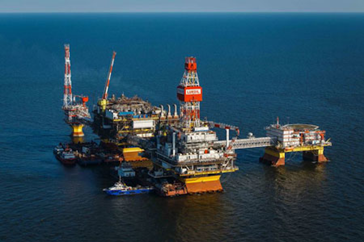 LSP-1 ice-resistant fixed platform
