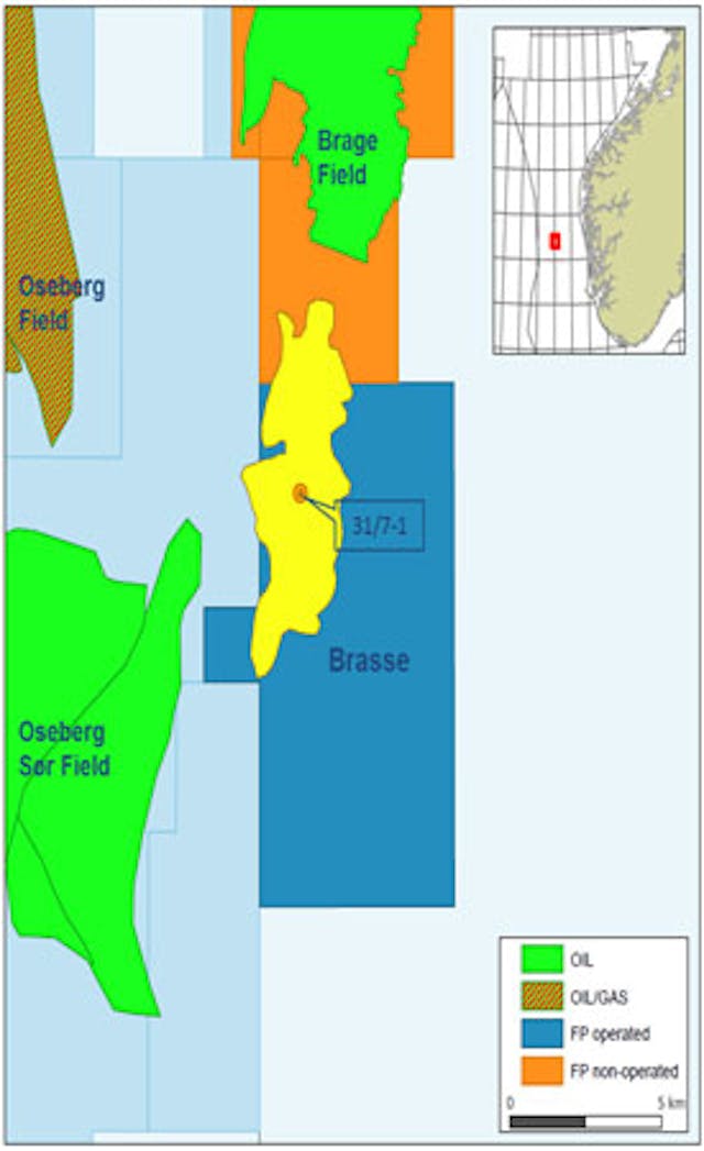 Brasse exploration well in the Norwegian North Sea