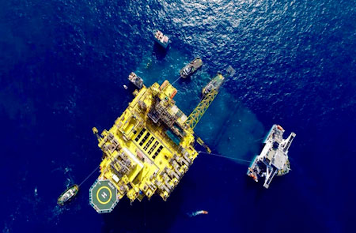 Malikai TLP float-off operations