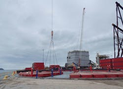 P-76 FPSO topsides integration preparations P-76 FPSO topsides integration preparations