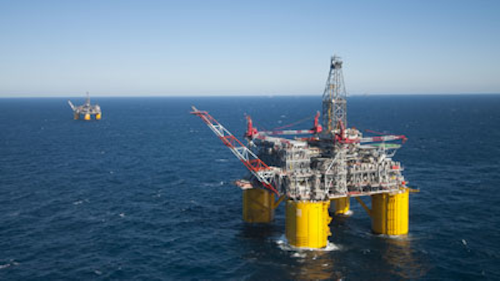 Shell’s Olympus platform in the deepwater Gulf of Mexico