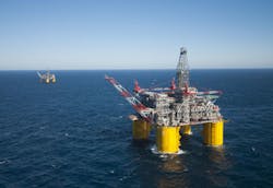Shell&rsquo;s Olympus platform in the deepwater Gulf of Mexico