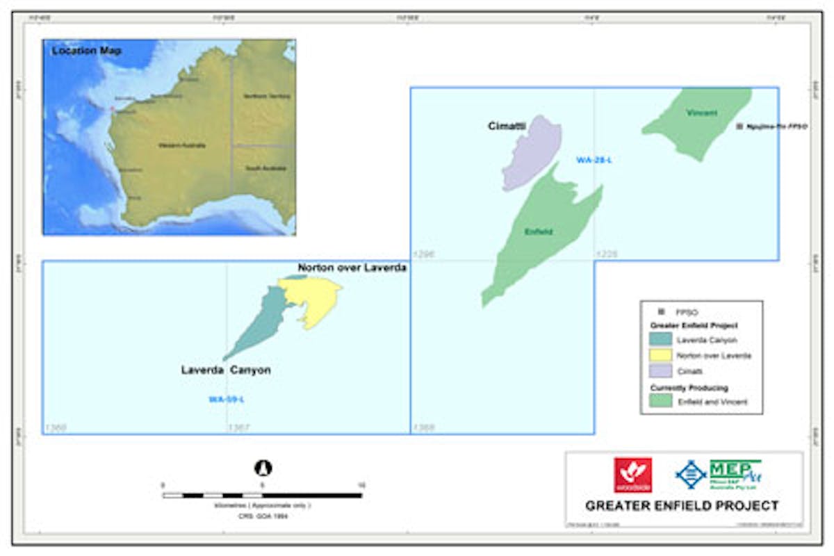 Greater Enfield development offshore Western Australia