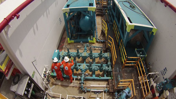 Well test facility from Expro