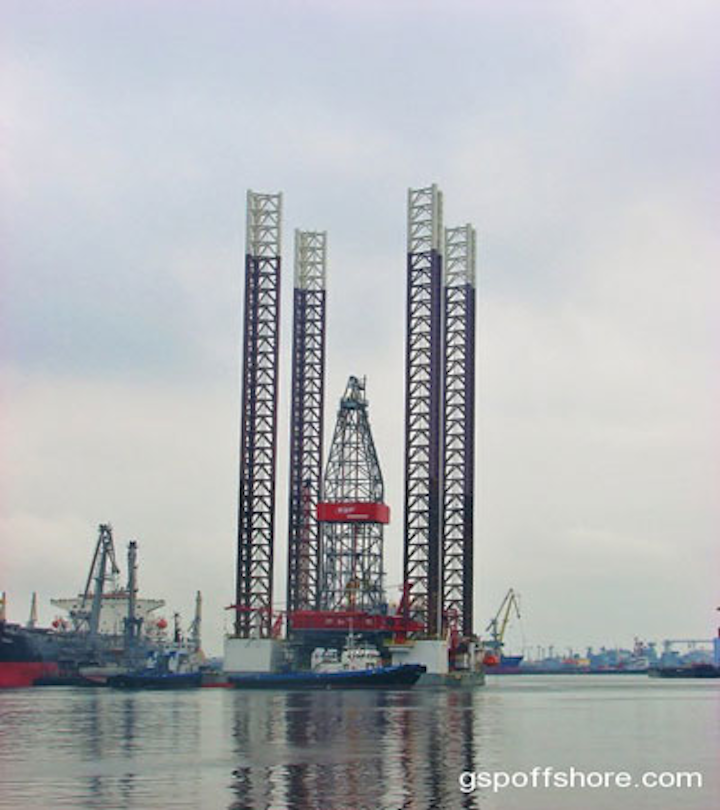 Gsp Jackup Prepares To Drill Offshore Tunisia Offshore