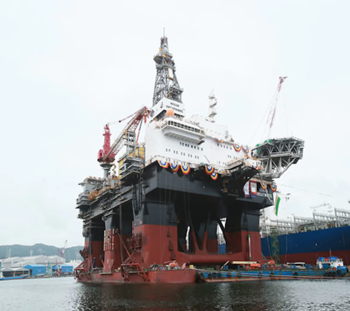 Hyundai delivers world’s largest semisubmersible drilling rig | Offshore