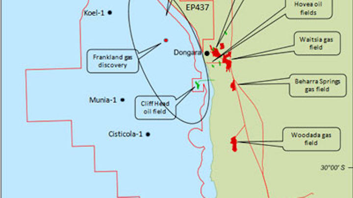WA-481-P in the North Perth basin offshore Western Australia