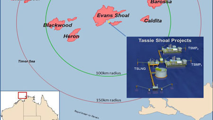 Tassie Shoal Projects offshore northern Australia