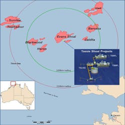 Tassie Shoal Projects offshore northern Australia