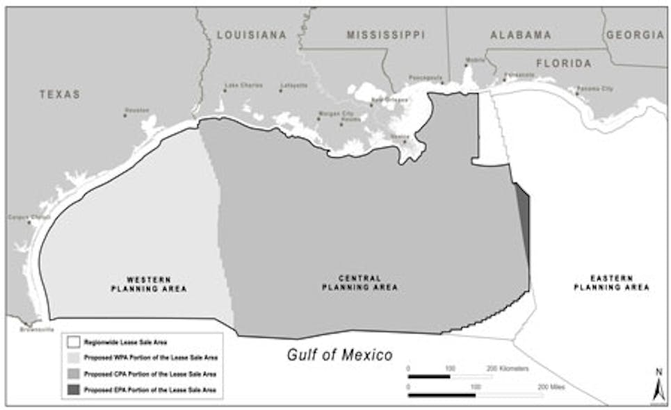 BOEM calls for comments on two proposed Gulf of Mexico lease sales