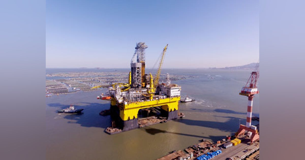First of two D90 deepwater dual-derrick rigs close to sea trials ...