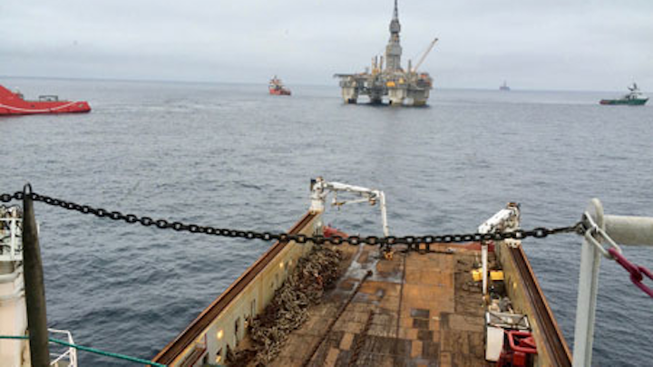 Disconnection and towing operations of the Njord A semisubmersible platform