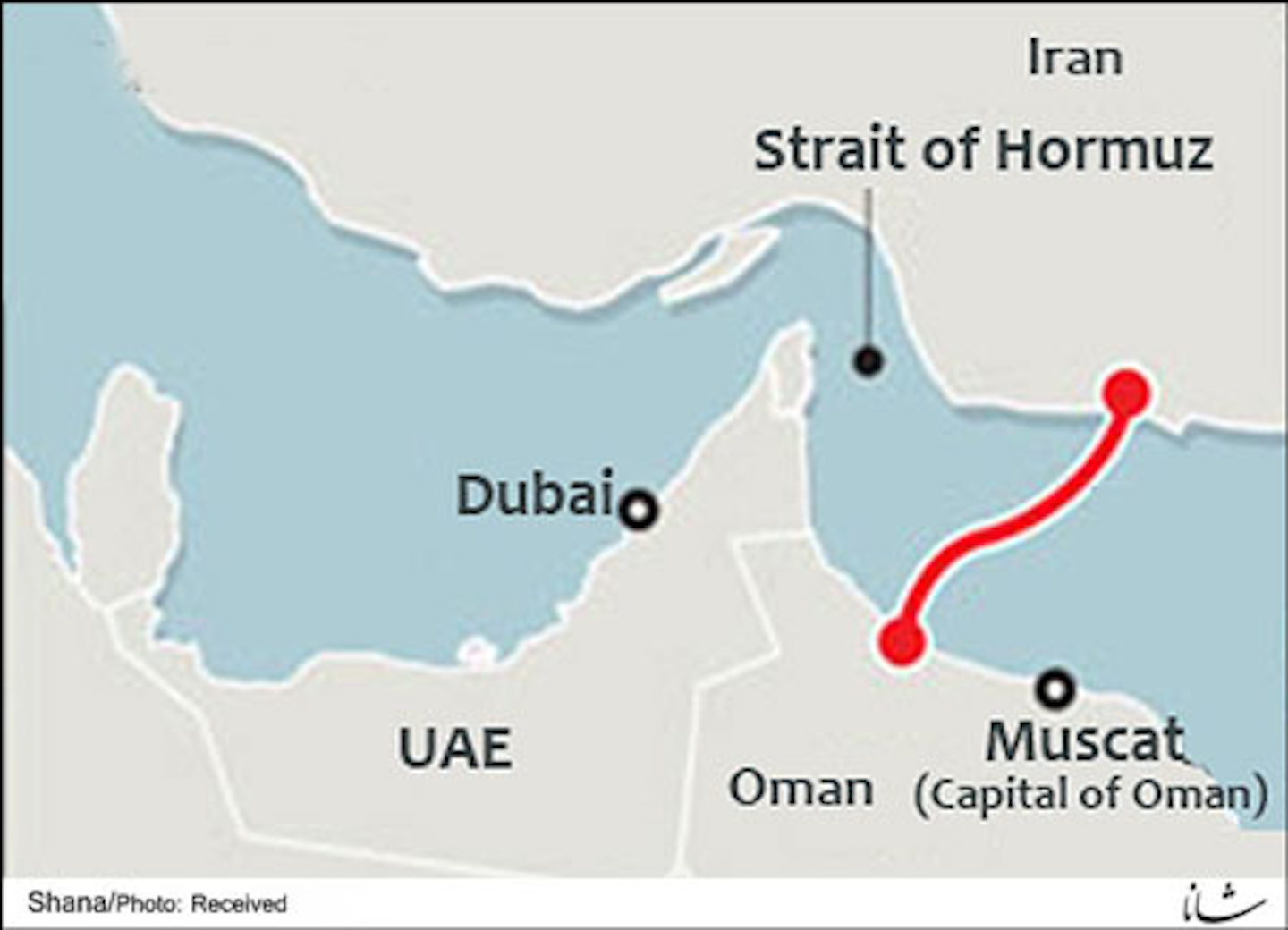 Iran firms up offshore route of Oman gas pipeline Offshore