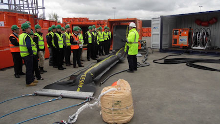 Oil spill response equipment assistance service