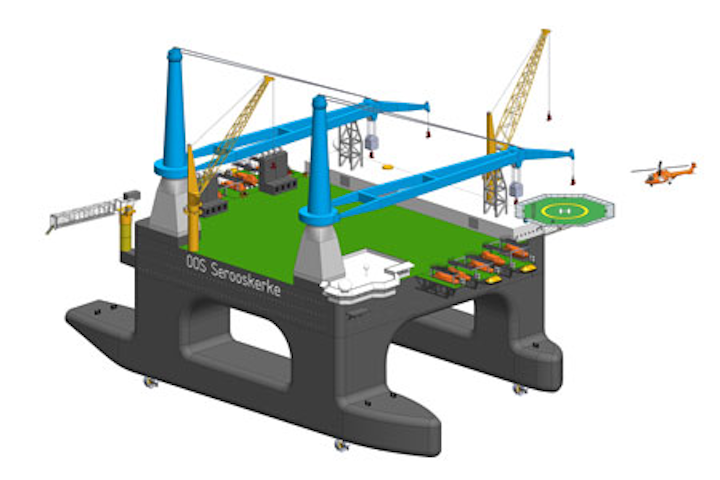 Rendering of the OOS Serooskerke