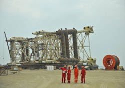 Shah Deniz Stage 2 production and risers platform jacket Shah Deniz Stage 2 production and risers platform jacket