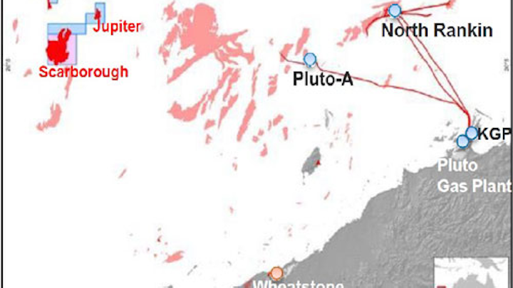 Carnarvon basin offshore Western Australia