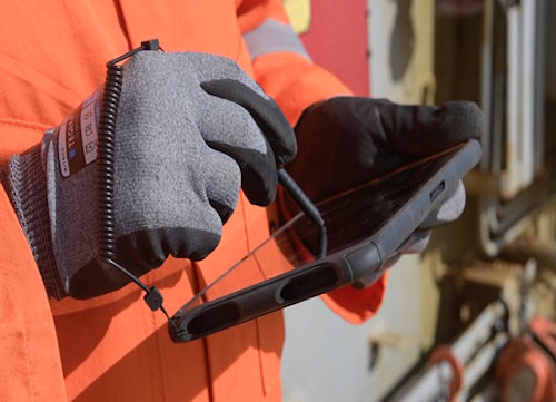 SafeEx tablet-based inspection and maintenance software.