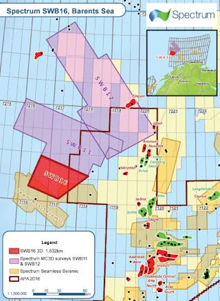 Multi-client 3D seismic survey in the western Barents Sea