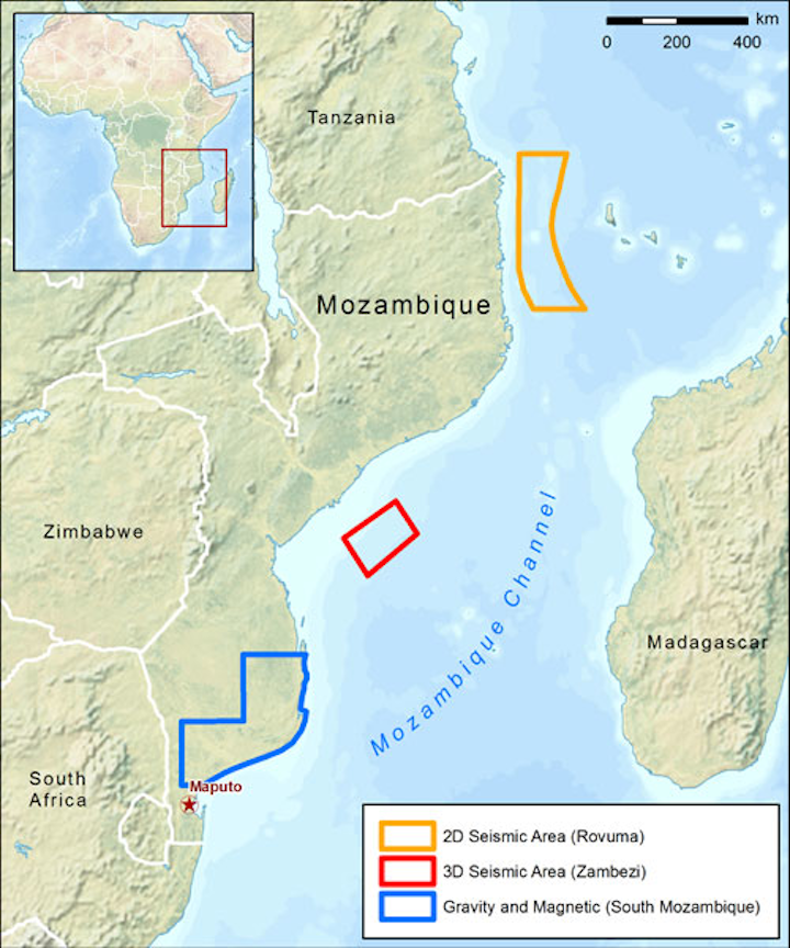 CGG offshore Mozambique