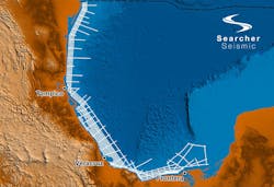 Buscador near-shore 2D seismic survey offshore Mexico Buscador near-shore 2D seismic survey offshore Mexico