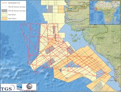 Northwest African Atlantic Margin 2D seismic survey