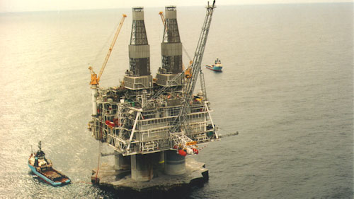Hibernia platform offshore Newfoundland