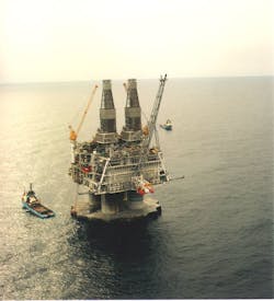 Hibernia platform offshore Newfoundland Hibernia platform offshore Newfoundland