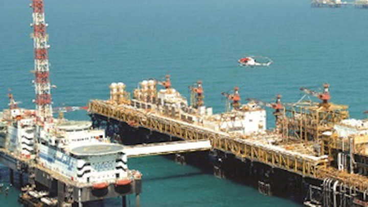 Zakum offshore the UAE