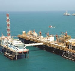 Zakum offshore the UAE