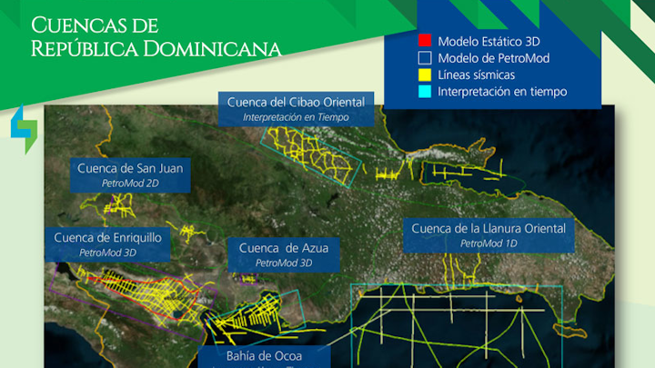 Hydrocarbon-bearing basins in the Dominican Republic