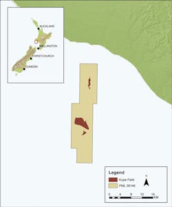 Kupe offshore New Zealand Kupe offshore New Zealand