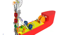 550-ton reel-lay system for Shanghai Salvage