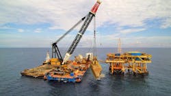Salvage operation of the jackup Troll Solution offshore Mexico Salvage operation of the jackup Troll Solution offshore Mexico