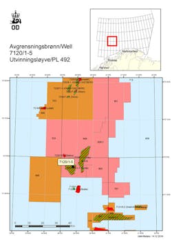 Appraisal well 7120/1-5 on license 492 for Lundin in the Barents Sea Appraisal well 7120/1-5 on license 492 for Lundin in the Barents Sea