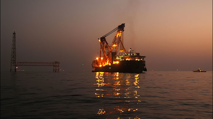 Phase 21 of the South Pars gas field in the Persian Gulf