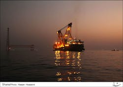 Phase 21 of the South Pars gas field in the Persian Gulf