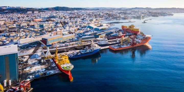 Six offshore vessels have docked this week at Aibel Haugesund on Norway’s west coast