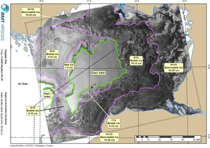 BMT ARGOSS ice charting capability