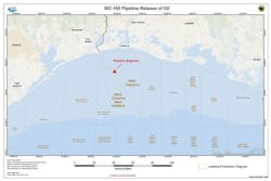 WC-165 pipeline in the Gulf of Mexico WC-165 pipeline in the Gulf of Mexico