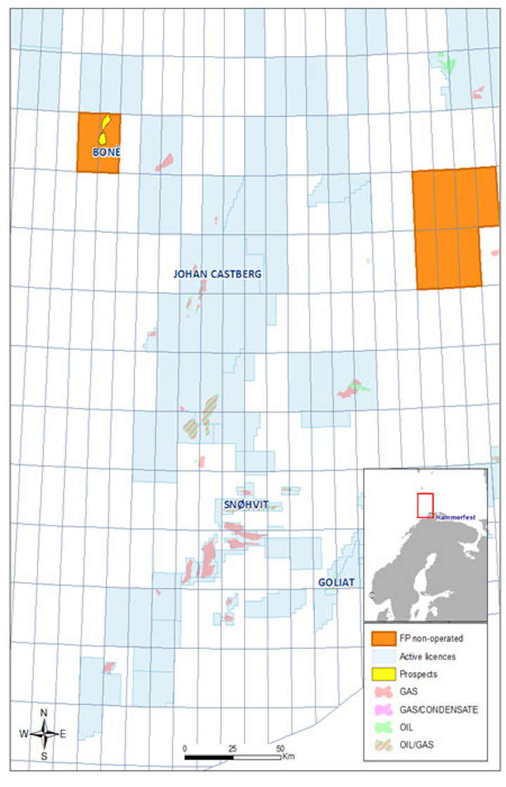 Boné (ex-Dazzler) exploration well in the Norwegian Barents Sea