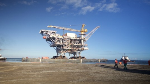 Juniper gas field platform offshore Trinidad and Tobago